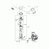 Схема вузла: Паливний насос Kawasaki VN1700 Vulcan 1700 Vaquero ABS