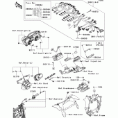 Схема узла: Электрооборудование для Kawasaki ZX600 Ninja ZX-6R