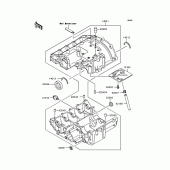 Схема узла: Картер двигателя для Kawasaki ZR250 Balius-II