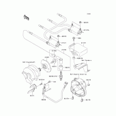 Схема вузла: Ignition system для Kawasaki ZR750 ZR-7S