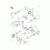 Схема вузла: Поворотники для Kawasaki VN1500 Vulcan 1500 Nomad Fi