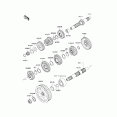 Схема вузла: Трансмісія для Kawasaki VN900 VN900 Classic