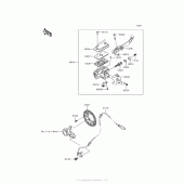 Схема вузла: Передній гальмівний циліндр Kawasaki VN1700 Vulcan 1700 Voyager ABS