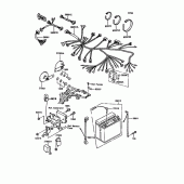 Схема вузла: Electrical equipment для Kawasaki ZX400 Z400FII