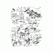 Схема узла: Электрооборудование для Kawasaki EX650 ER-6F ABS