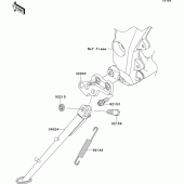 Схема узла: Stand(s) для Kawasaki ZR1000 Z1000 ABS