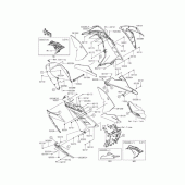 Схема вузла: Дефлектори (LGF/LGFA) для Kawasaki EX250 Ninja 250