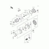 Схема узла: Масляный насос для Kawasaki KL650 KLR650