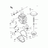 Схема узла: Карбюратор parts(1/2) для Kawasaki ZX600 Ninja ZX-6