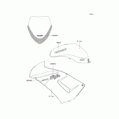 Схема вузла: Decals(silver)(a6f) для Kawasaki EX650 Ninja 650