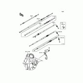 Схема узла: Тросики для Kawasaki BX250 NINJA 250SL