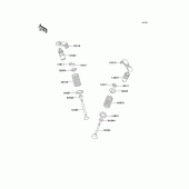 Схема узла: Клапан для Kawasaki ZG1200 Voyager XII