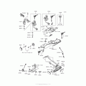 Схема вузла: Ignition Switch/locks/reflectors для Kawasaki ZR900 Z900