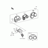 Схема вузла: Meter(s) до Kawasaki ZX1400 ZZR1400 ABS