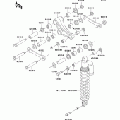 Схема вузла: Suspension для Kawasaki KX500