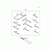 Схема вузла: Інструмент для Kawasaki ZR1000 Z1000 ABS
