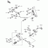 Схема вузла: Перемикач передач для Kawasaki ZG1000 1000GTR