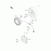 Схема вузла: Генератор для Kawasaki EN500 Vulcan 500 LTD