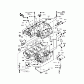 Схема вузла: Картер двигуна для Kawasaki ZR800 Z800 ABS
