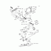 Схема узла: Выхлопная система (s) для Kawasaki ZX1000 Ninja ZX-10R