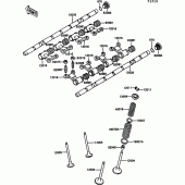 Схема узла: Клапан для Kawasaki ZX900 GPZ900R