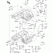 Схема вузла: Картер двигуна для Kawasaki ZG1000 1000GTR
