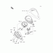 Схема вузла: Meter(s) для Kawasaki VN1500 Vulcan 1500 Classic FI