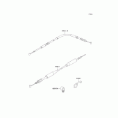 Схема вузла: Cable для Kawasaki KX250/KX252 KX250