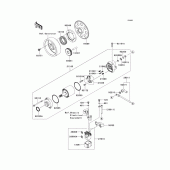 Схема вузла: Starter motor для Kawasaki ZR1000 Z1000