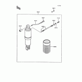 Схема вузла: Амортизатор для Kawasaki ZG1000 Concours