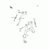 Схема вузла: Підставка для Kawasaki ZR750 Zephyr