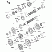 Схема вузла: Трансмісія для Kawasaki ZX1000 Ninja ZX-10R