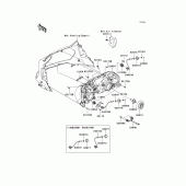 Схема вузла: Фара для Kawasaki ZG1400 Concours 14