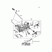 Схема вузла: Карбюратори для Kawasaki EX400 Ninja 400R ABS