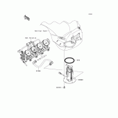 Схема вузла: Fuel pump для Kawasaki ZX600 Ninja ZX-6R