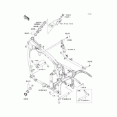 Схема узла: Frame(1/2) для Kawasaki VN900 Vulcan 900 Classic LT