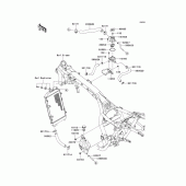 Схема узла: Охлаждение для Kawasaki VN1700 Vulcan 1700 Classic