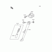 Схема вузла: Підставка для Kawasaki ZX400 ZXR400R