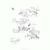 Схема узла: Side Covers/chain Cover для Kawasaki ZX1400 Ninja ZX-14R ABS