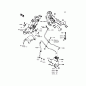 Схема вузла: Brake Piping для Kawasaki EX300 Ninja 300 ABS