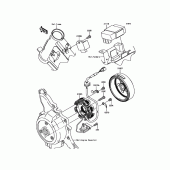 Схема вузла: Генератор для Kawasaki KLX110 KLX110
