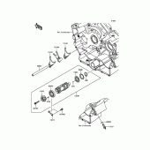 Схема вузла: Gear Change Drum/Shift Fork(s) для Kawasaki VN900 Vulcan 900 Classic LT