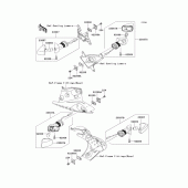 Схема узла: Поворотники для Kawasaki ZX600 Ninja ZX-6RR