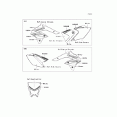 Схема узла: Decals(aaf) для Kawasaki KLX450 KLX450R