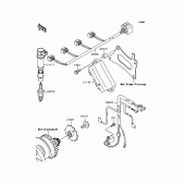 Схема вузла: Система запалювання для Kawasaki ZX636 Ninja ZX-6R