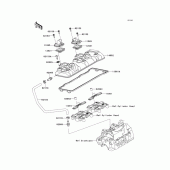 Схема вузла: Клапанна кришка для Kawasaki ZX636 Ninja ZX-6R