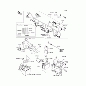 Схема узла: Электрооборудование для Kawasaki VN900 VN900 Classic