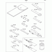 Схема вузла: Owner`s tools для Kawasaki VN800 Vulcan 800 Classic