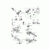 Схема вузла: Ignition Switch/Locks/Reflectors для Kawasaki VN1700 Vulcan 1700 Voyager Custom ABS