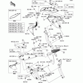 Схема узла: Cowling(1/2)(center)(eaf/ebf) для Kawasaki ZR1000 Z1000 ABS